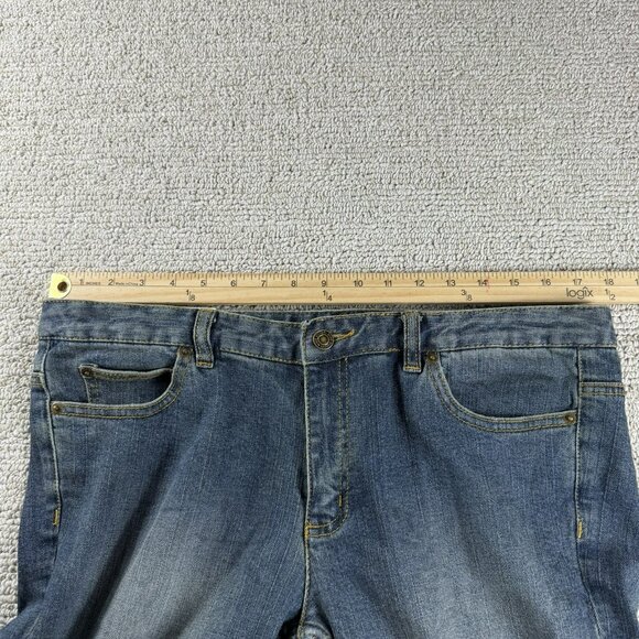 Michael Kors Low Rise Bootcut Jeans Blue Women’s Size 12 x 31 - Picture 4 of 8